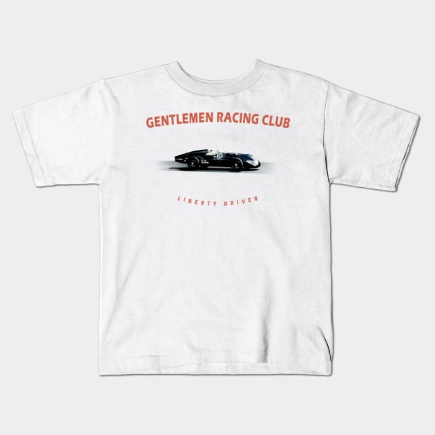 Gentlemen Racing Club Kids T-Shirt by Liberty Driver